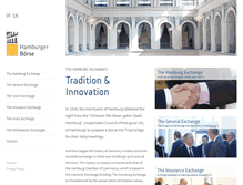 Tablet Screenshot of hamburger-boerse.de